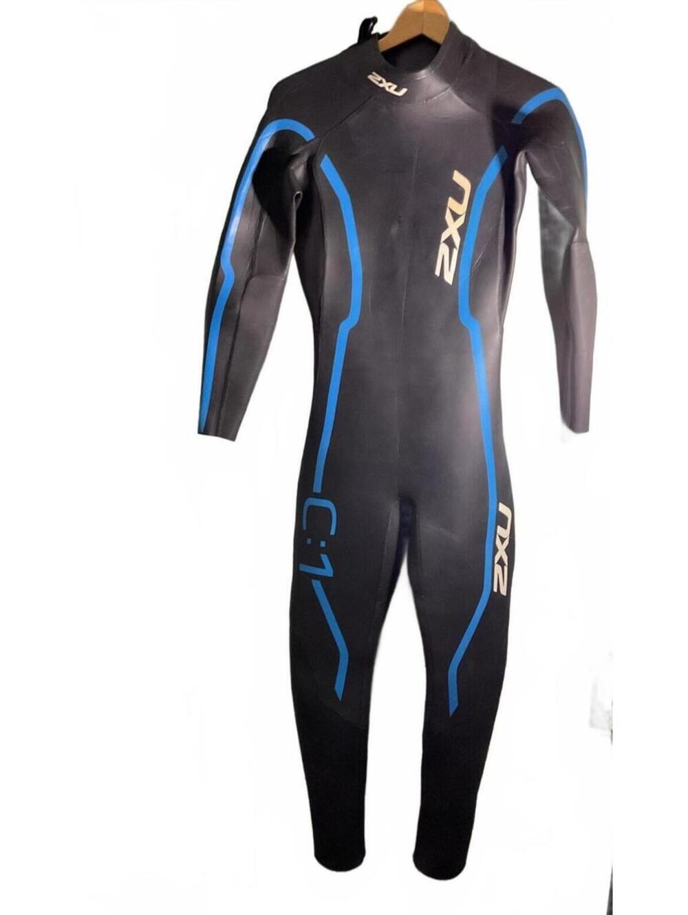 2XU C:1 Women's Comp Full Wetsuit Black/Blue L